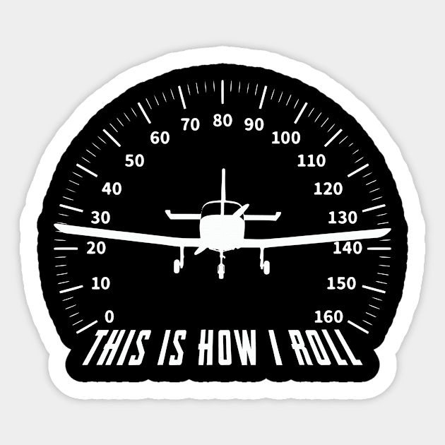 Pilot Funny Aviation Lover Quotes Airplane Enthusiast Sticker by Visual Vibes